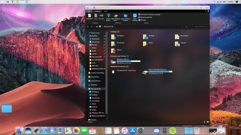 download mac os x transformation pack for windows 10